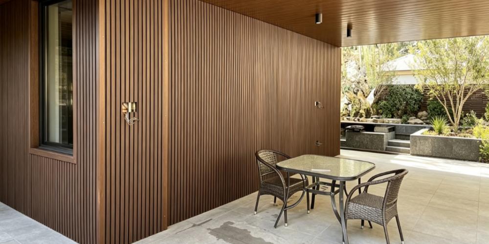 wpc fluted wall panel